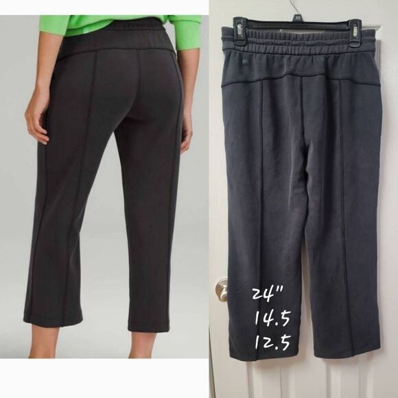 Lululemon Softstreme High-R Straight-L Cropped Pants 6 - Picture 2 of 10